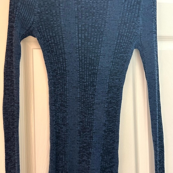 Twik Navy Ribbed Knit Top - Picture 5 of 7